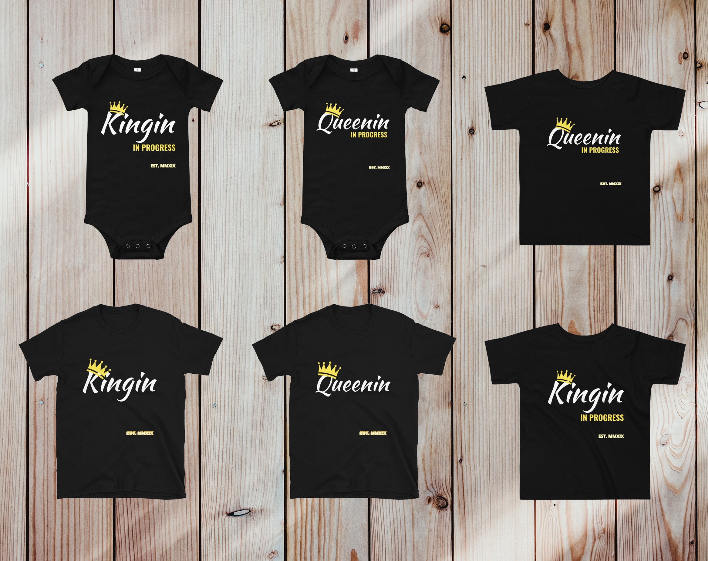 Kingin/Queenin Matching Tees
