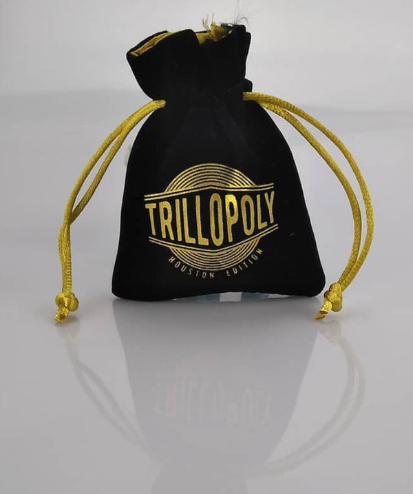 Trillopoly Satin Embroidered Game Pawn Sacks