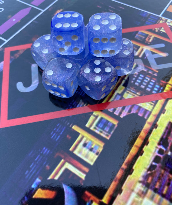 FROSTED PURP Trillopoly Dice