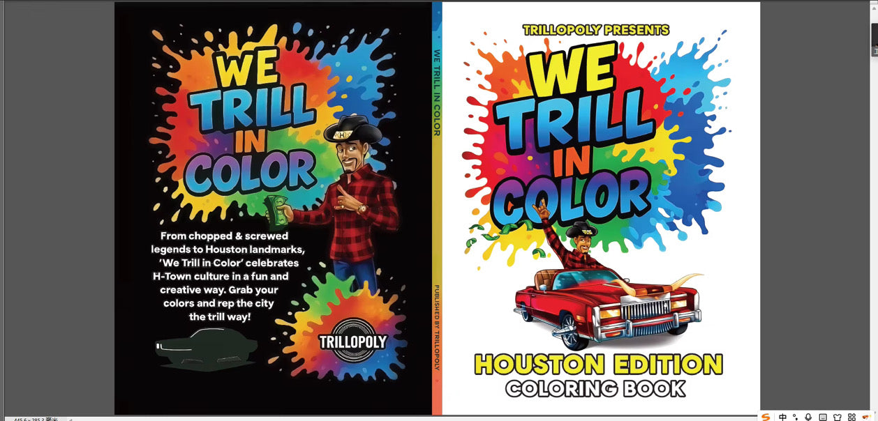 We Trill In Color - Houston Coloring Book