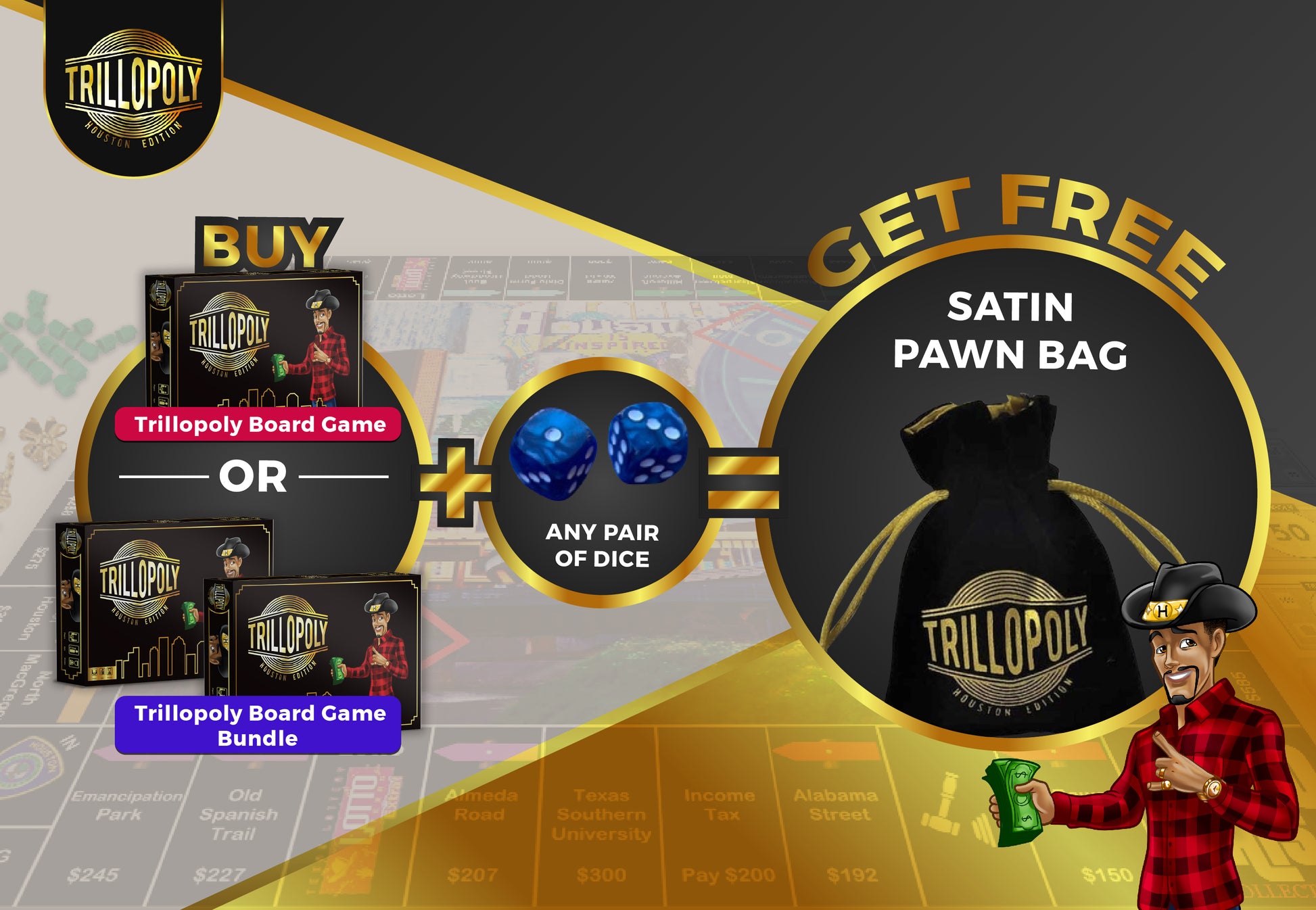 Trillopoly: H-Town Hustler Bundle (Limited Edition)