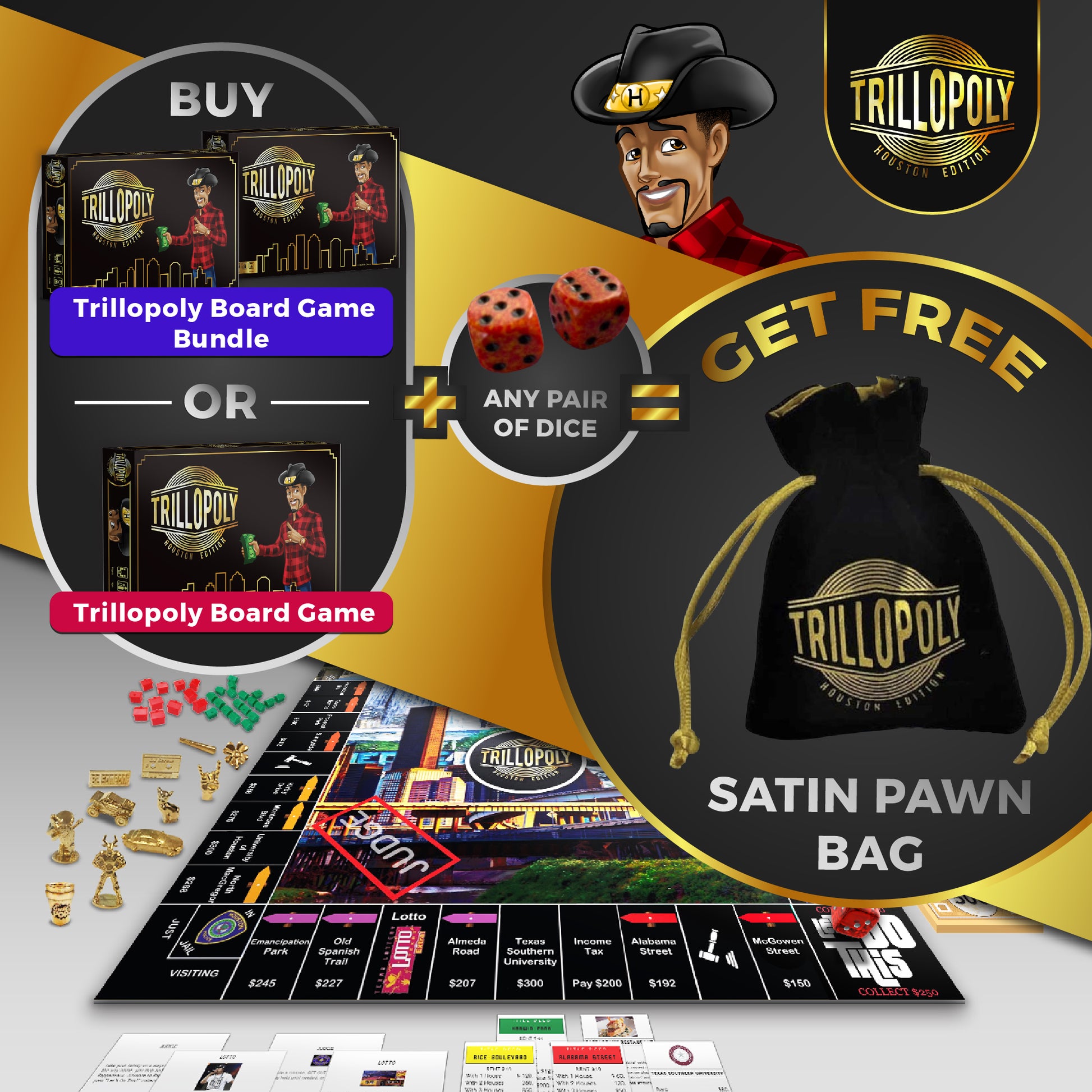 Trillopoly: H-Town Hustler Bundle (Limited Edition)