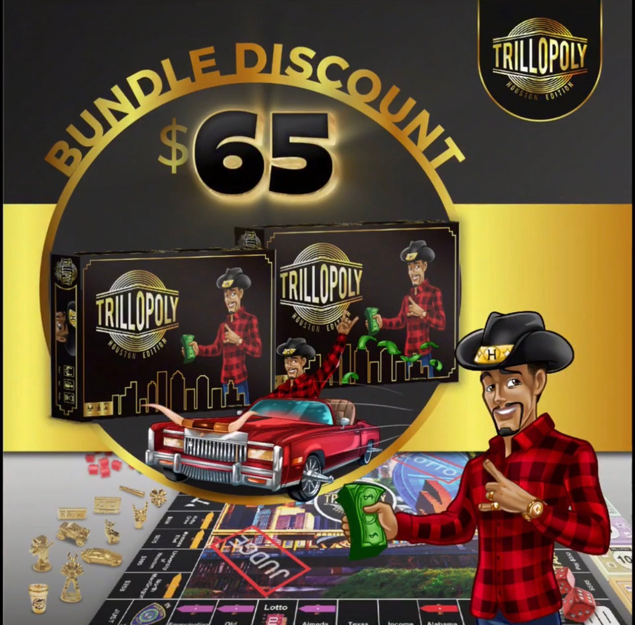 Trillopoly Board Game Bundle Package