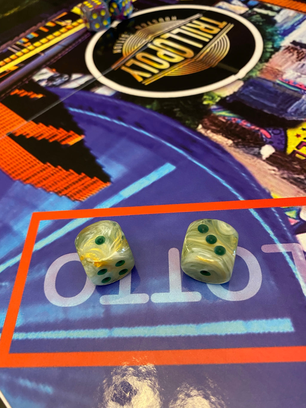 MARBLE MONEY Trillopoly Dice