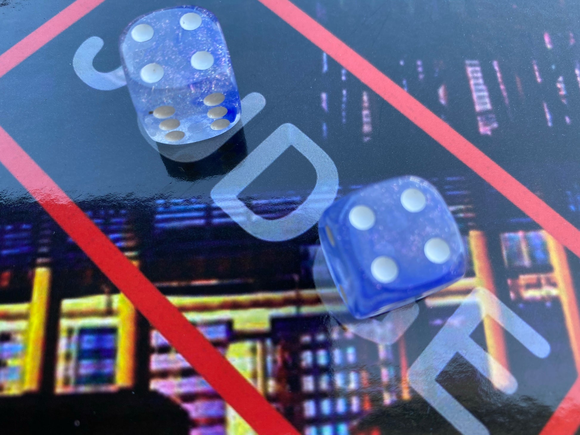 FROSTED PURP Trillopoly Dice