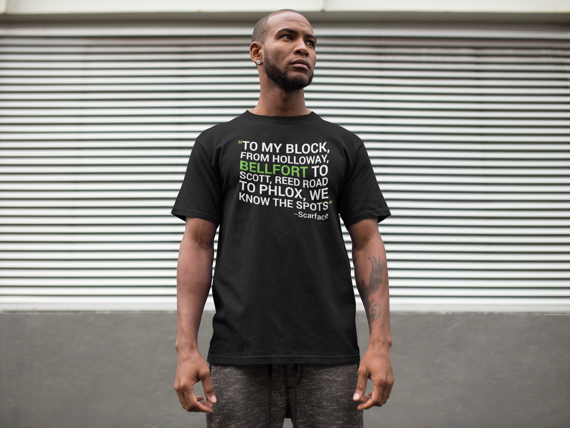 HTown Scarface Lyrics Unisex T-Shirt