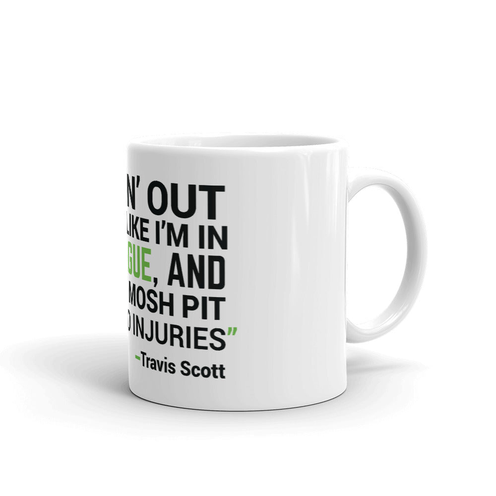 Houston Travis Scott Lyrics Mug
