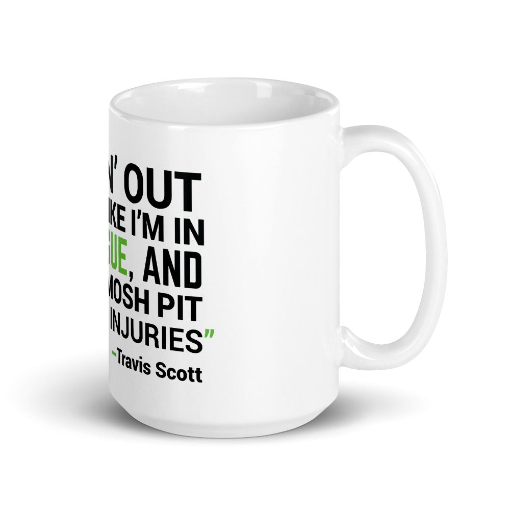 Houston Travis Scott Lyrics Mug
