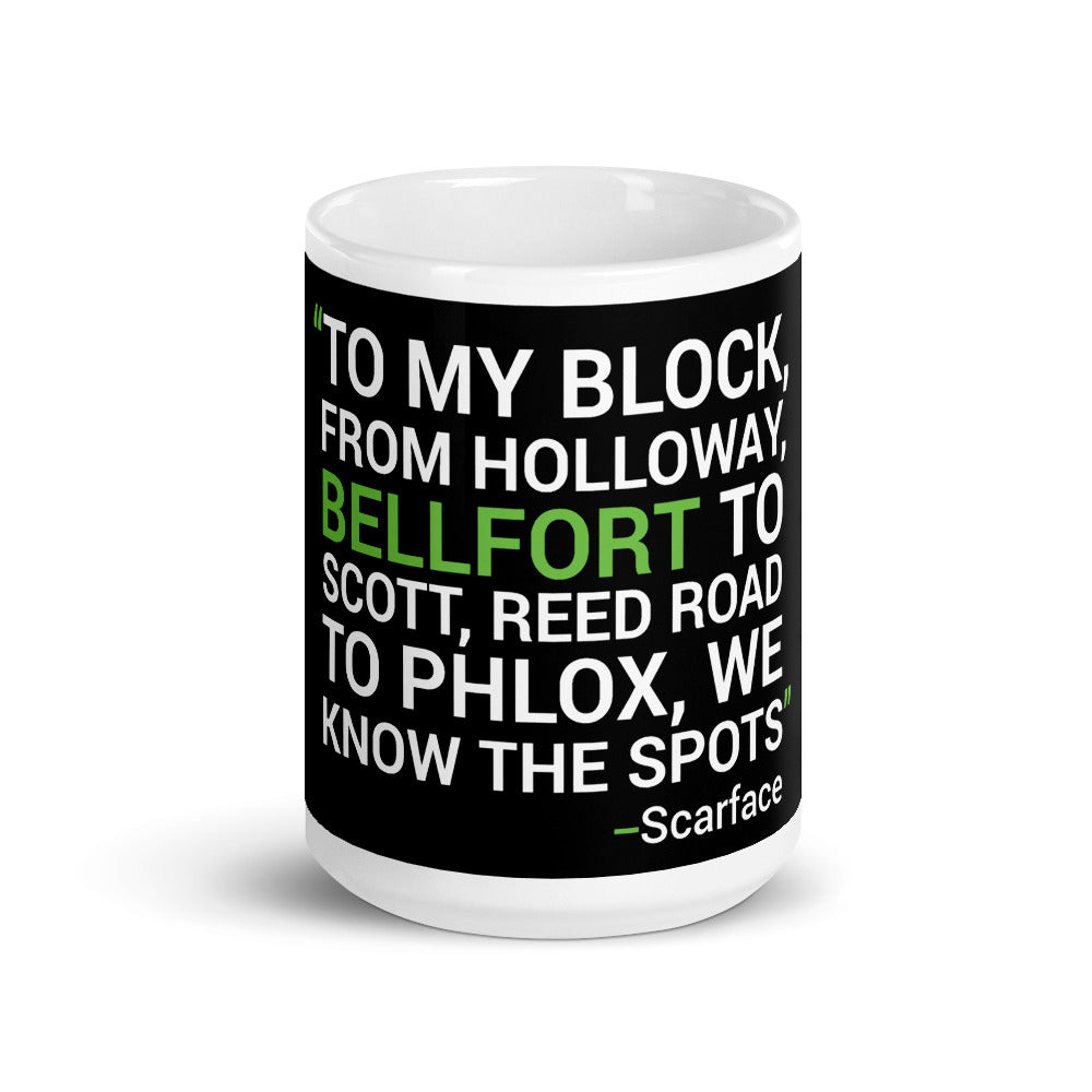HTown Scarface Lyrics Mug