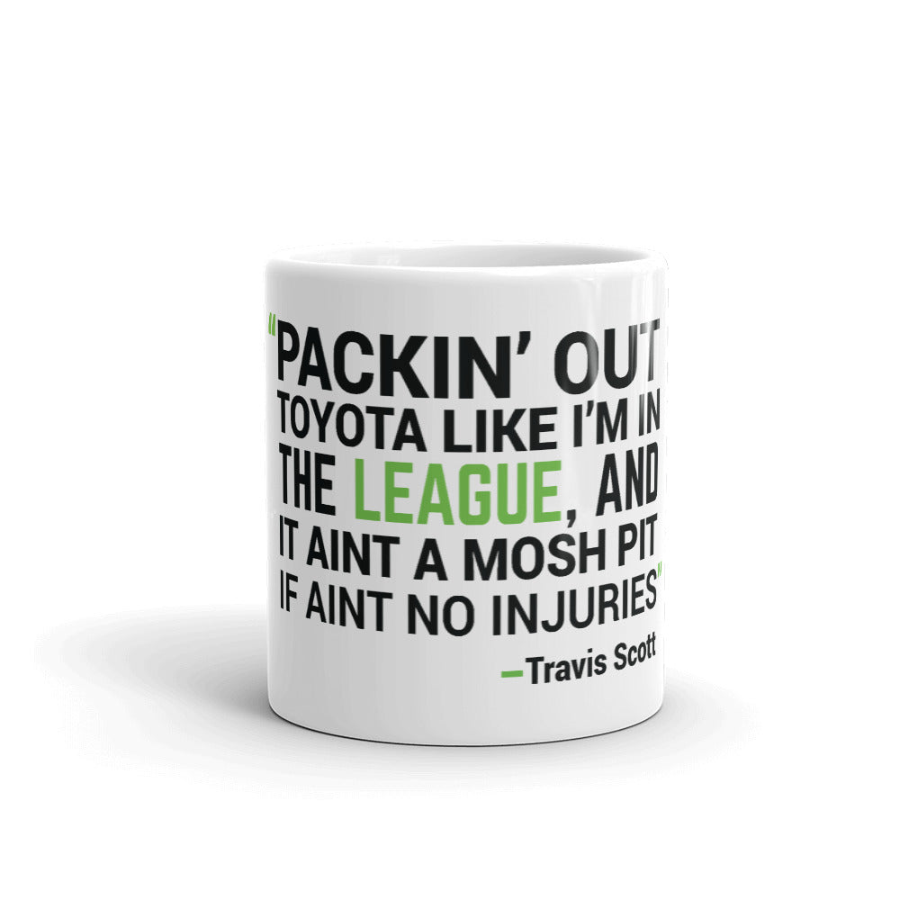 Houston Travis Scott Lyrics Mug