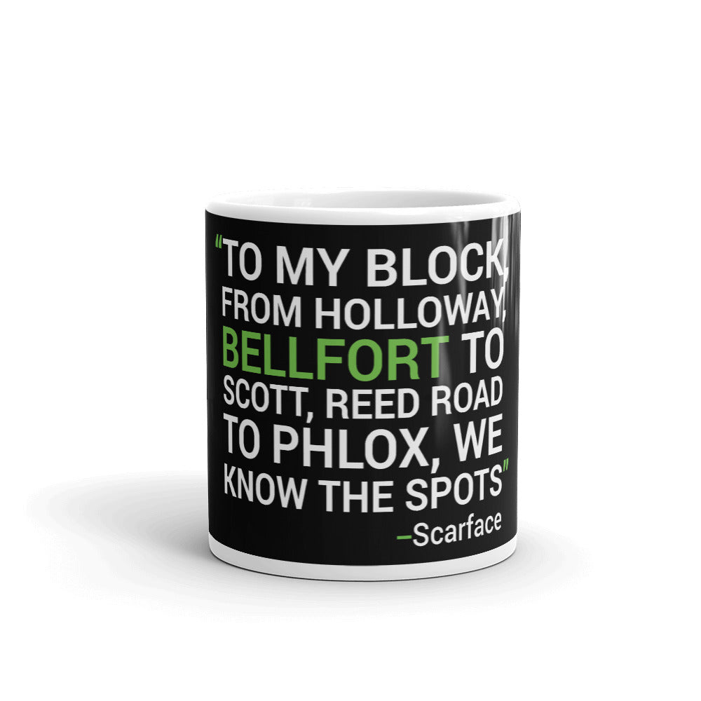 HTown Scarface Lyrics Mug