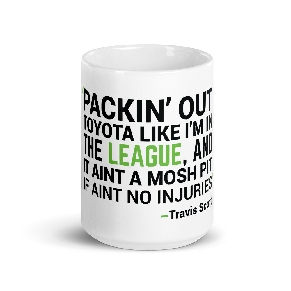 Houston Travis Scott Lyrics Mug