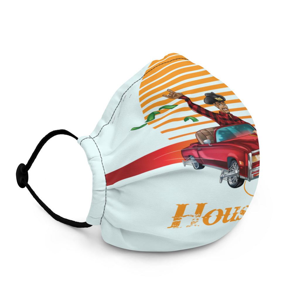 Houston Sunset face mask