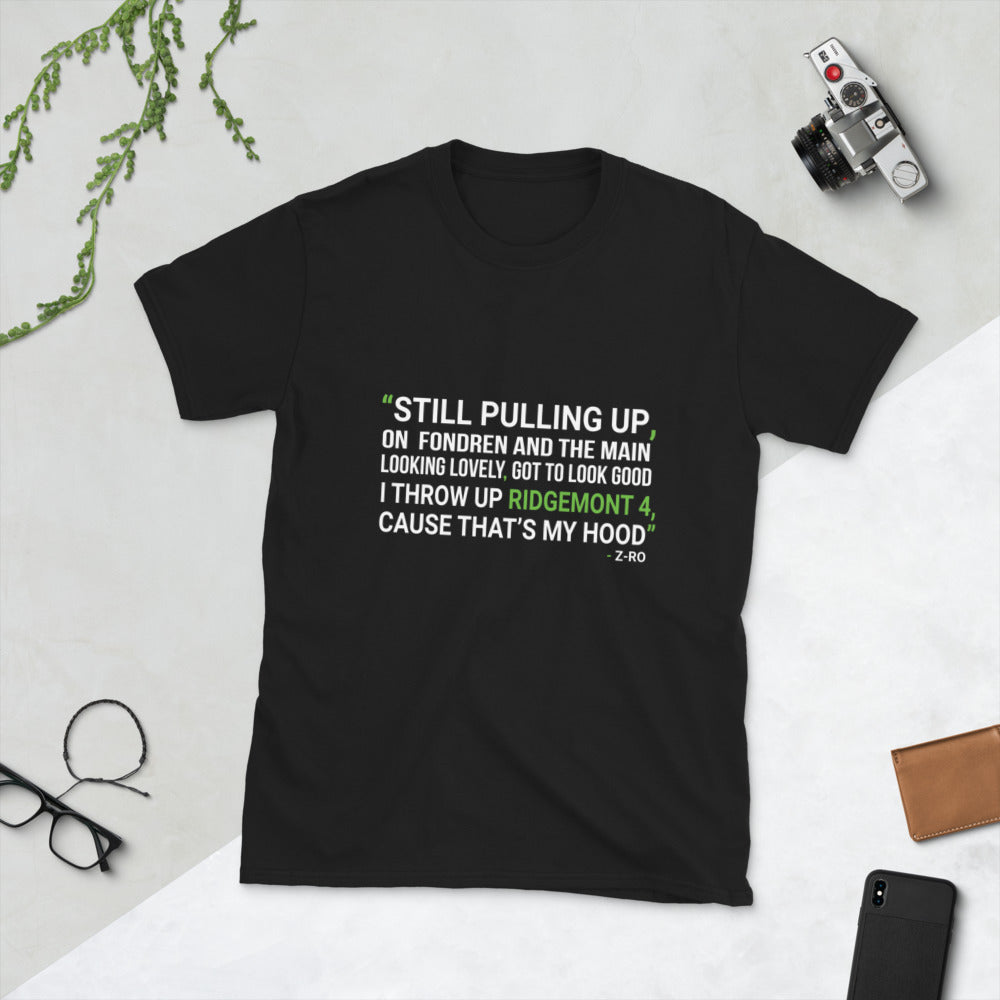 H Town Z-Ro Lyrics Unisex T-Shirt