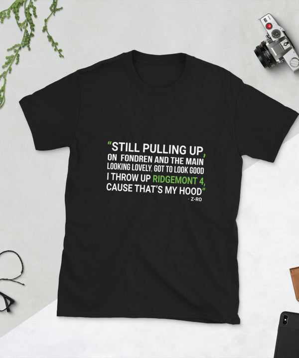 H Town Z-Ro Lyrics Unisex T-Shirt